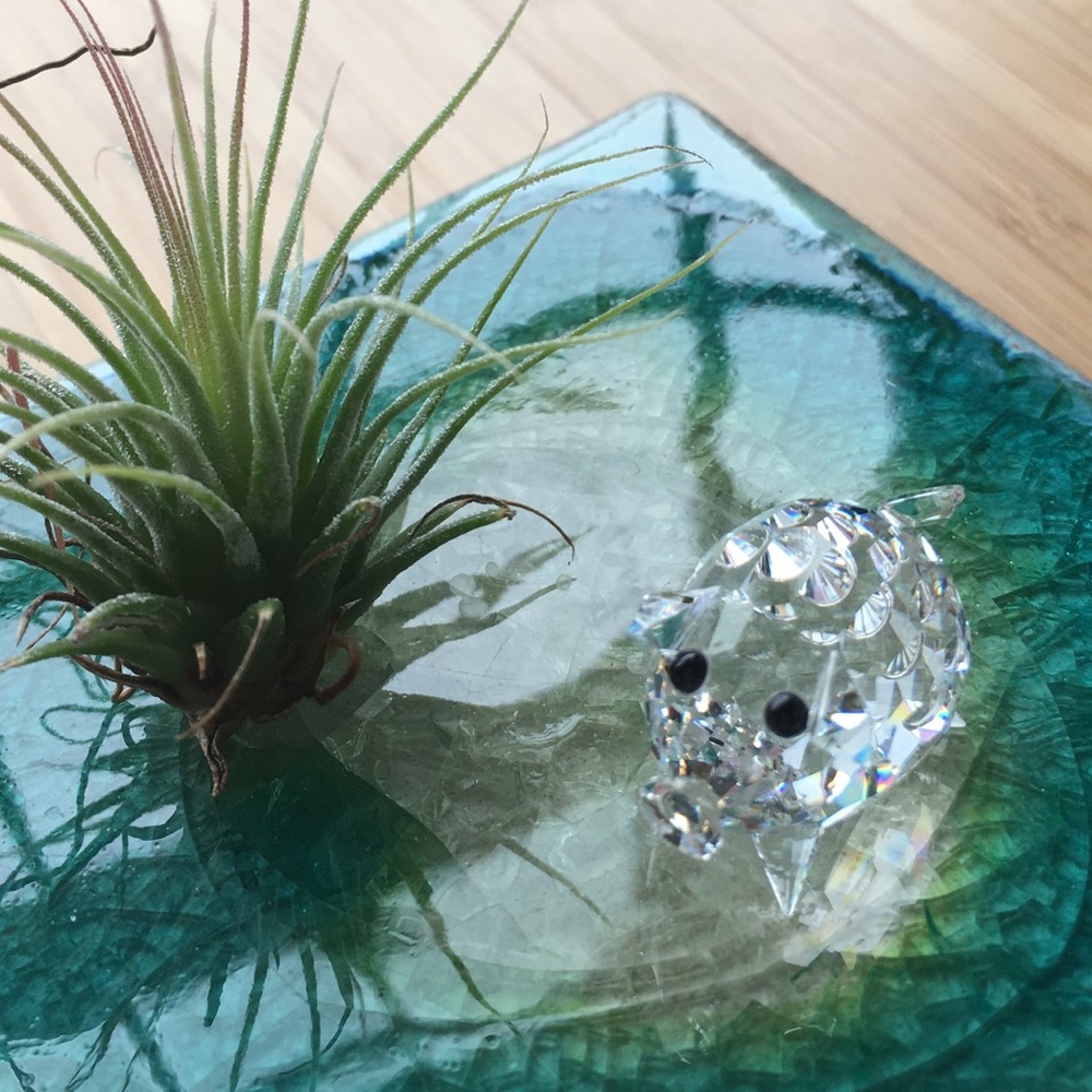 Swarovski Pig Figurine